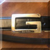 H28. Gucci belt.